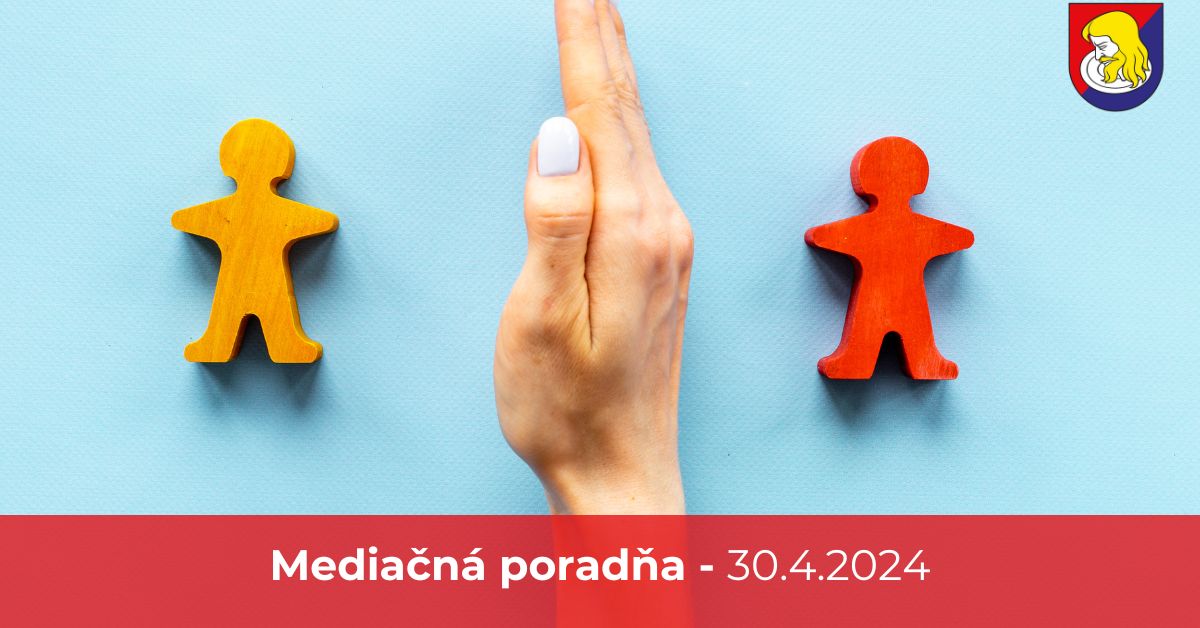 Mediačná poradňa v Sabinove - 30.4.2024