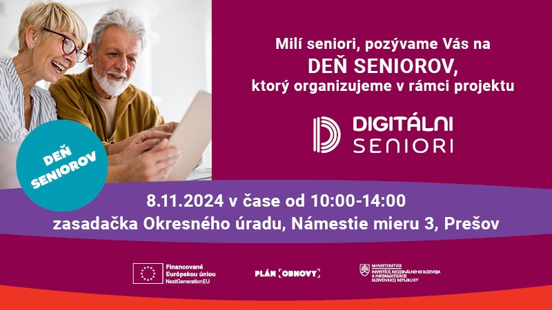 Deň seniorov v Prešove - 8.11.2024