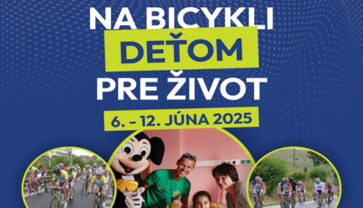 Cyklojazda pre deti, ktoré bojujú o život – podajme im pomocnú ruku 