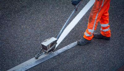 Obnova vodorovného dopravného značenia na parkoviskách