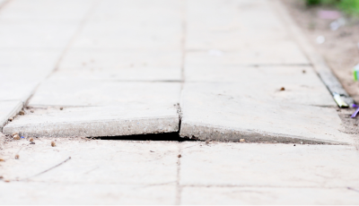 Oprava chodníka na ulici Prešovskej