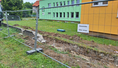 Rekonštrukcia oplotenia Materskej školy 9. mája