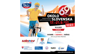 Dôležité pokyny k rýchlostnej prémii Okolo Slovenska v Sabinove