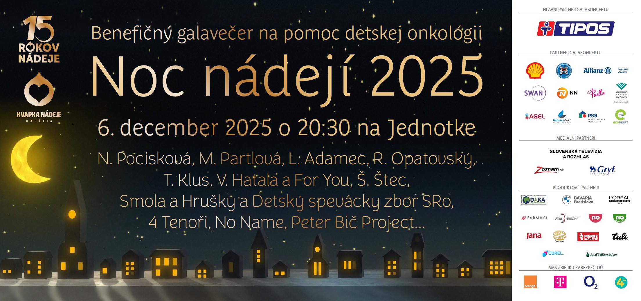 16. ročník podujatia Noc Nádejí