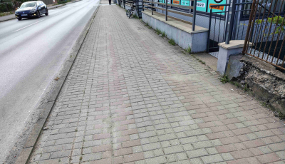 Oprava chodníka na Prešovskej ulici