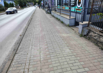 Oprava chodníka na Prešovskej ulici